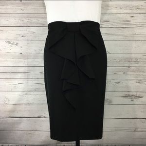 Adrienne Vittadini Sz 14 Bow Front Pencil Skirt.